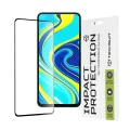Протектор за Xiaomi Redmi Note 9S / Note 9 Pro / Note 9 Pro Max - 111D Full Cover / Full Glue Glass - Черен