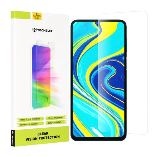 Протектор за Xiaomi Redmi Note 9S / Note 9 Pro / Note 9 Pro Max - Clear Vision Glass - Прозрачен