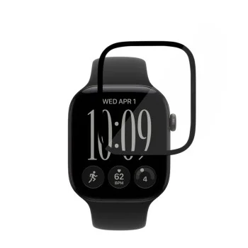 Протектор за дисплей за Apple Watch 12 46mm Nano Flex (2 броя) - Techsuit - Черен