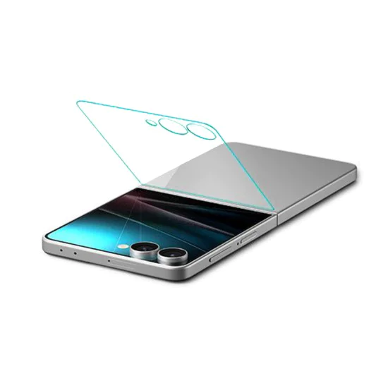 Протектор за дисплей – Spigen Glas.tR EZ-FIT HD – Samsung Galaxy Z Flip7 – Прозрачен