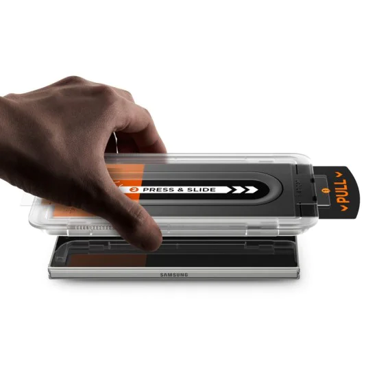 Протектор за дисплей – Spigen Glas.tR EZ-FIT Pro HD – Samsung Galaxy Z Fold7 – Прозрачен