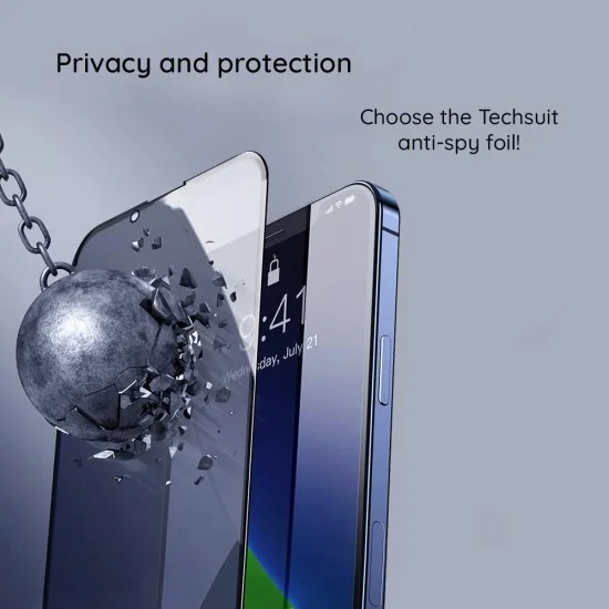 Протектор за дисплей за Xiaomi Poco F9 Pro - Techsuit 111D Full Glue - Privacy
