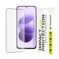 Протектор за дисплей за Xiaomi Redmi Note 17 4G / Redmi Note 17 5G 111D Full Cover / Full Glue Glass - Techsuit - Черен