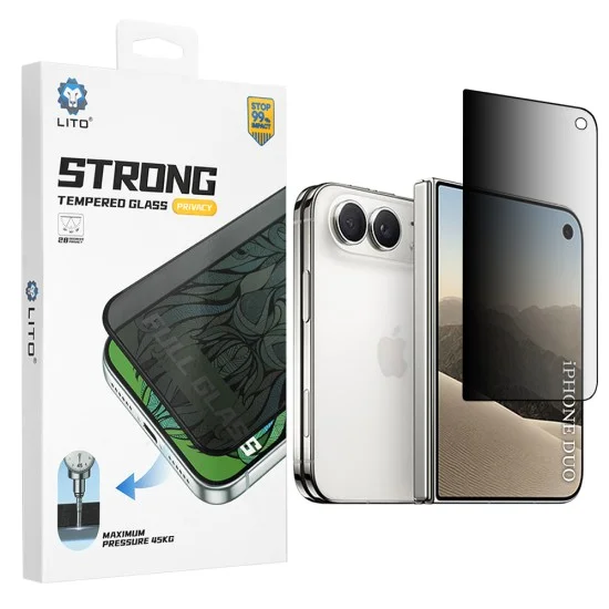 Протектор за дисплей за iPhone Duo - Lito D+ Max Strong - Privacy