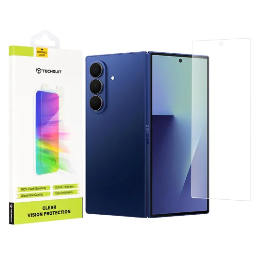 Протектор за дисплей [преден екран] – Techsuit Clear Vision Glass – Samsung Galaxy Z Fold7 – Прозрачен