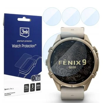 Протектор за екран за Garmin Fenix 9 Pro (43mm) - FlexibleGlass (3 pack) - 3mk - Прозрачен