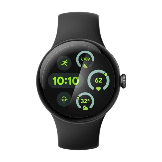 Протектор за екран Spigen Elite Shield EZ Fit (AFL08525) (2 броя в комплект) - Google Pixel Watch 5 / Watch 4 / Watch 3 45mm - Прозрачен