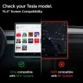 Протектор за екран Spigen Glas.tR EZ-FIT (AGL10654) - Tesla Model Y (2026/2025) / Model 3 (2026/2025/2024) - Черен