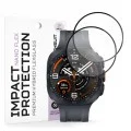 Протектор за екран Techsuit Nano Flex (2 броя в комплект) - Samsung Galaxy Watch Ultra 2 - Черен