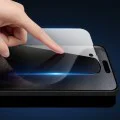 Протектор за фолио за Samsung Galaxy S22 5G - Dux - Ducis закалено стъкло за поверителност - черен