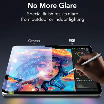 Протектор за iPad 10 (2022) 10.9 / 11 (2025) / 12 (2026) - Armorite Paper-Feel UltraFit Tray (2 pack) - ESR - Прозрачен