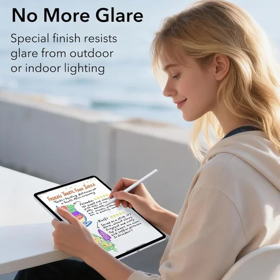 Протектор за iPad Air 13 (2024 / 2025 / 2026) - Paper-Feel UltraFit Tray (2 pack) - ESR - Прозрачен