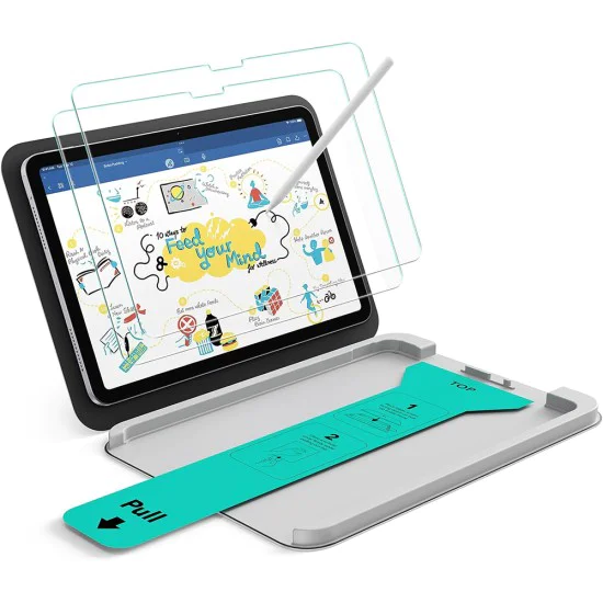 Протектор за iPad Air 13 (2024 / 2025 / 2026) - Paper-Feel UltraFit Tray (2 pack) - ESR - Прозрачен