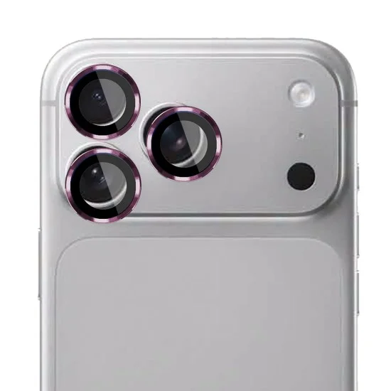 Протектор за камера 3mk Lens Protection Pro - iPhone 18 Pro / iPhone 18 Pro Max - Бордо