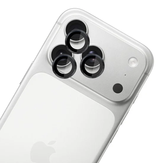 Протектор за камера 3mk Lens Protection Pro - iPhone 18 Pro / iPhone 18 Pro Max - Черен