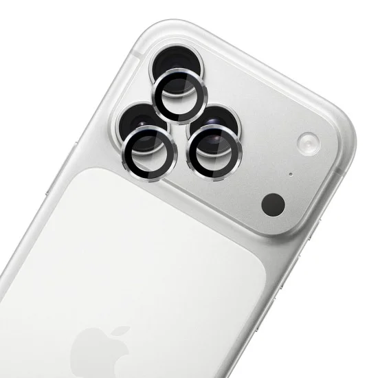 Протектор за камера 3mk Lens Protection Pro - iPhone 18 Pro / iPhone 18 Pro Max - Сребрист