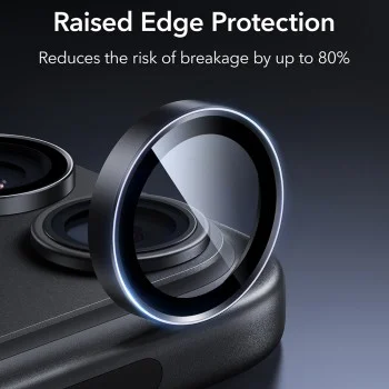 Протектор за камера ESR Armorite Camera Lens Protectors (2 броя в комплект) - iPhone 18 Pro / iPhone 18 Pro Max - Черен
