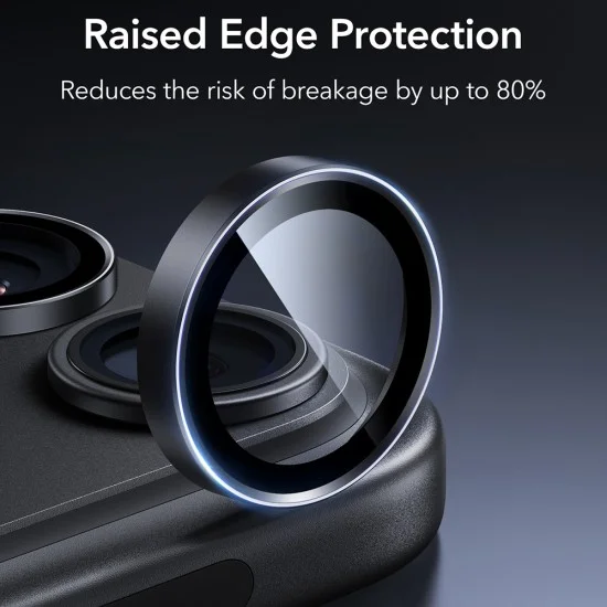 Протектор за камера ESR Armorite Camera Lens Protectors (2 броя в комплект) - iPhone 18 Pro / iPhone 18 Pro Max - Черен