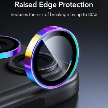 Протектор за камера ESR Armorite Camera Lens Protectors - iPhone 18 Pro / iPhone 18 Pro Max - Многоцветен