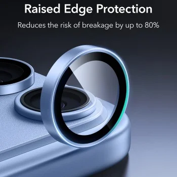 Протектор за камера ESR Armorite Camera Lens Protectors - iPhone 18 Pro / iPhone 18 Pro Max - Син