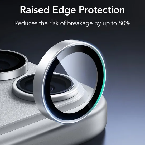 Протектор за камера ESR Armorite Camera Lens Protectors - iPhone 18 Pro / iPhone 18 Pro Max - Сребрист