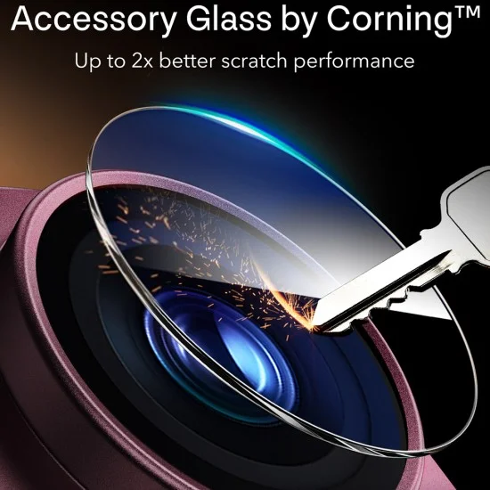Протектор за камера ESR Armorite Pro Camera Protector - iPhone 18 Pro - Бордо