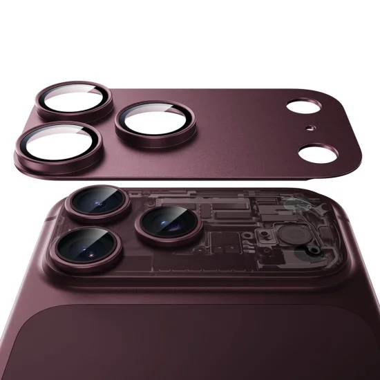 Протектор за камера ESR Armorite Pro Camera Protector - iPhone 18 Pro Max - Бордо