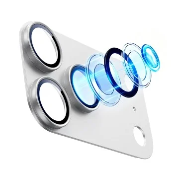 Протектор за камера ESR Armorite Pro Camera Protector - iPhone 18 Pro Max - Сребрист