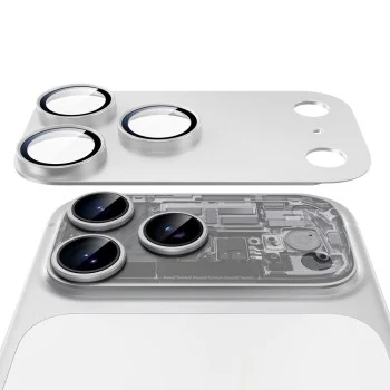 Протектор за камера ESR Armorite Pro Camera Protector - iPhone 18 Pro Max - Сребрист