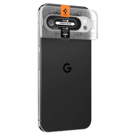 Протектор за камера за Google Pixel 9 Pro (комплект 2) - Spigen Glas.tR Optik EZ Fit - Clear