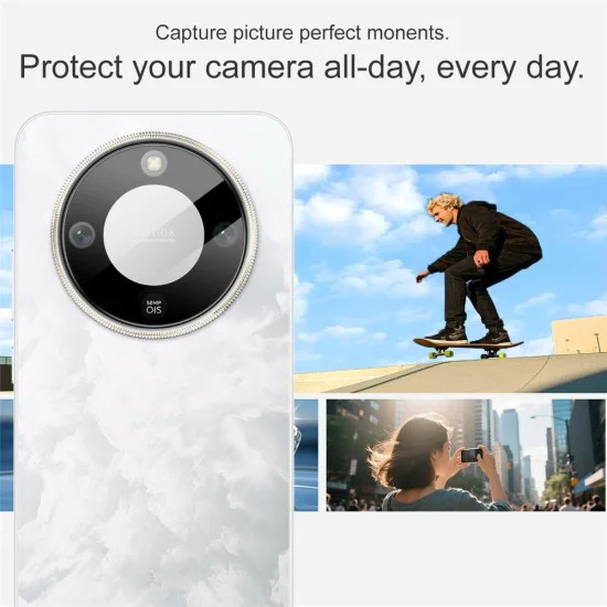 Протектор за камера за Honor Magic8 Lite - Techsuit Full Camera Glass - Черен