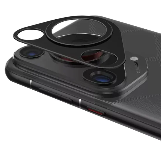 Протектор за камера за Huawei Pura 70 Ultra - Full Camera Glass - Techsuit - Черен