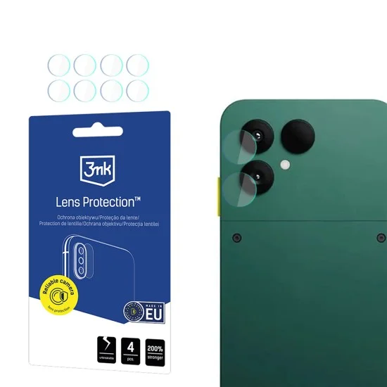 Протектор за камера Lens Protection 3mk (4 броя в комплект) - Fairphone 6 - Прозрачен