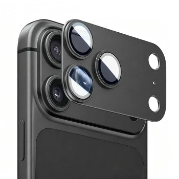 Протектор за камера Lito Crown Halo AR + AF Camera Lens - iPhone 18 Pro - Черен