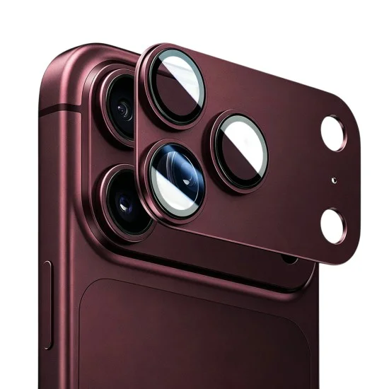 Протектор за камера Lito Crown Halo AR + AF Camera Lens - iPhone 18 Pro Max - Бордо
