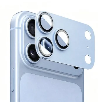 Протектор за камера Lito Crown Halo AR + AF Camera Lens - iPhone 18 Pro Max - Светло син