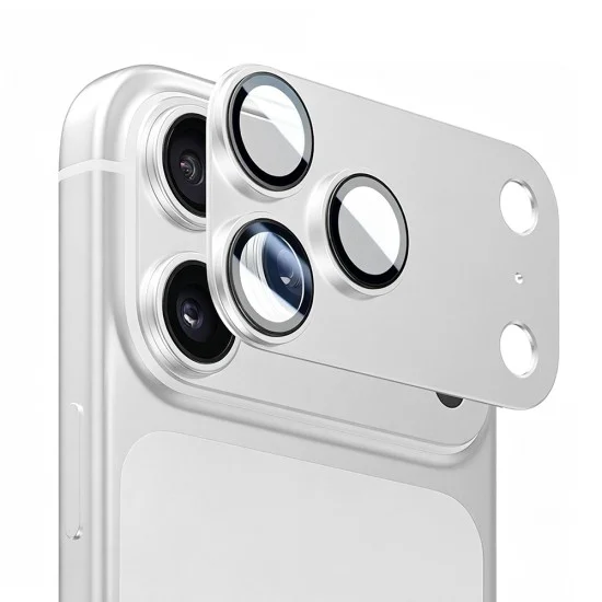 Протектор за камера Lito Crown Halo AR + AF Camera Lens - iPhone 18 Pro - Сребрист