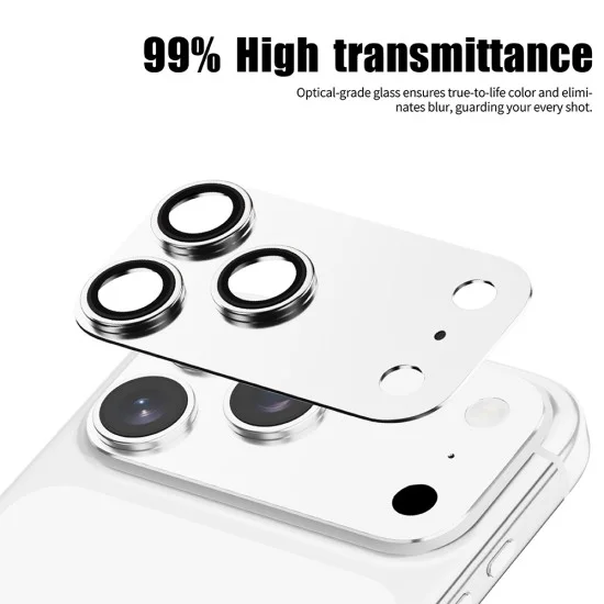 Протектор за камера Lito Crown Halo AR + AF Camera Lens - iPhone 18 Pro - Сребрист