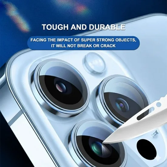 Протектор за камера Lito S+ Camera Glass Protector - iPhone 18 Pro / iPhone 18 Pro Max - Сребрист