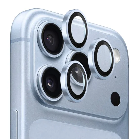 Протектор за камера Lito Titanium AR Camera Glass - iPhone 18 Pro / iPhone 18 Pro Max - Светло син