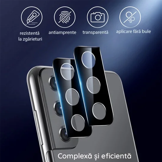 Протектор за камера за Oppo Find X10 Full Camera Glass - Techsuit - Черен