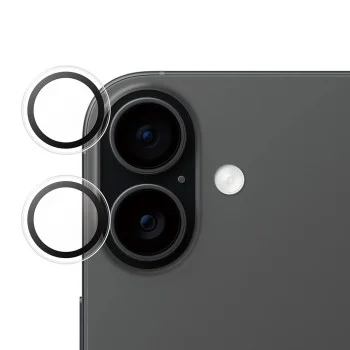 Протектор за камера PanzerGlass® SAFE. Camera Lens Protector - iPhone 17 / iPhone 16 / iPhone 16 Plus - Прозрачен