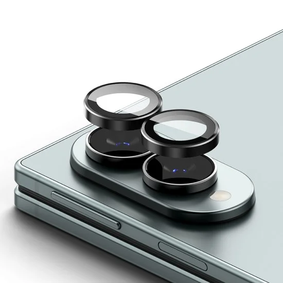 Протектор за камера Ringke Camera Lens Frame Glass (2 броя в комплект) - Samsung Galaxy Z Fold8 - Черен