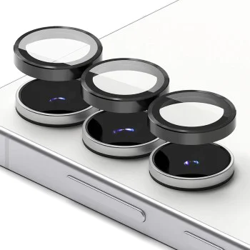 Протектор за камера – Ringke Camera Lens Frame Glass (2 pack) – Samsung Galaxy S25 FE – Черен