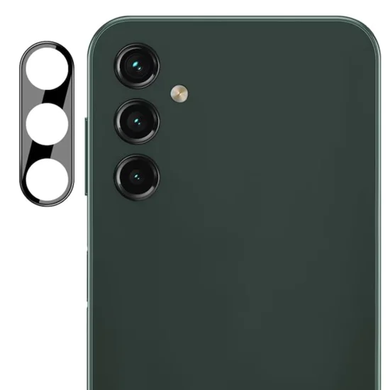 Протектор за камера за Samsung Galaxy A16 4G / A16 5G - Пълно стъкло за камера - Черен