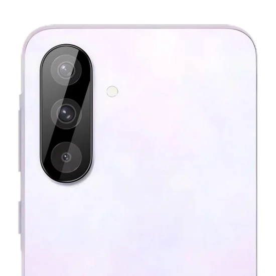 Протектор за камера за Samsung Galaxy A56 5G - Пълно стъкло за камера - Черен