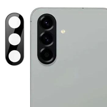 Протектор за камера за Samsung Galaxy A56 5G - Пълно стъкло за камера - Черен