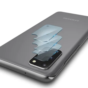 Протектор за камера за Samsung Galaxy S20 Plus 4G / S20 Plus 5G (комплект 3) - Ringke IDGL - Clear