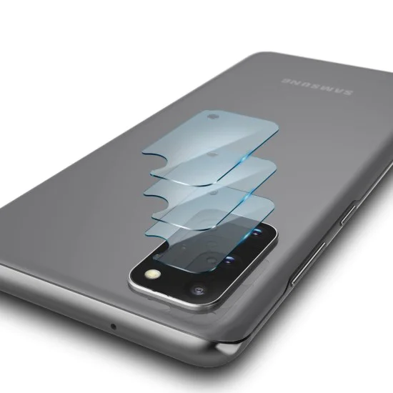 Протектор за камера за Samsung Galaxy S20 Plus 4G / S20 Plus 5G (комплект 3) - Ringke IDGL - Clear