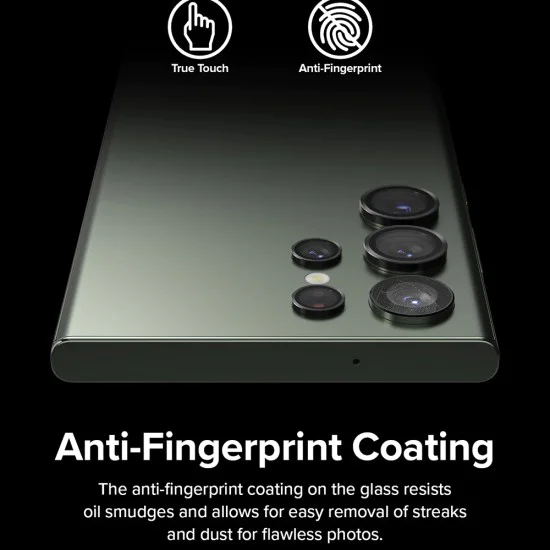 Протектор за камера за Samsung Galaxy S23 Ultra - Ringke Camera Lens Lens Frame Glass - черно